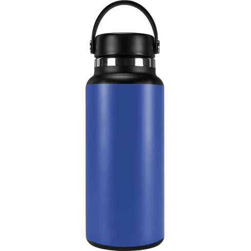 Blue Solid Hydro Flask 32oz Wide Mouth Skin